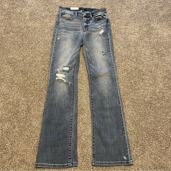 Judy Blue Denim - NWT Judy Blue Bootcut jeans 31 high rise classic casual denim boho minimalist
